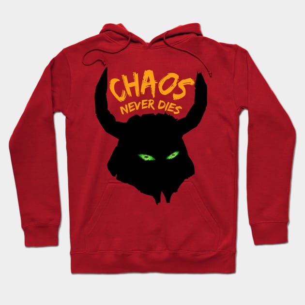 Chaos Never Dies Hoodie by CreatureCorp